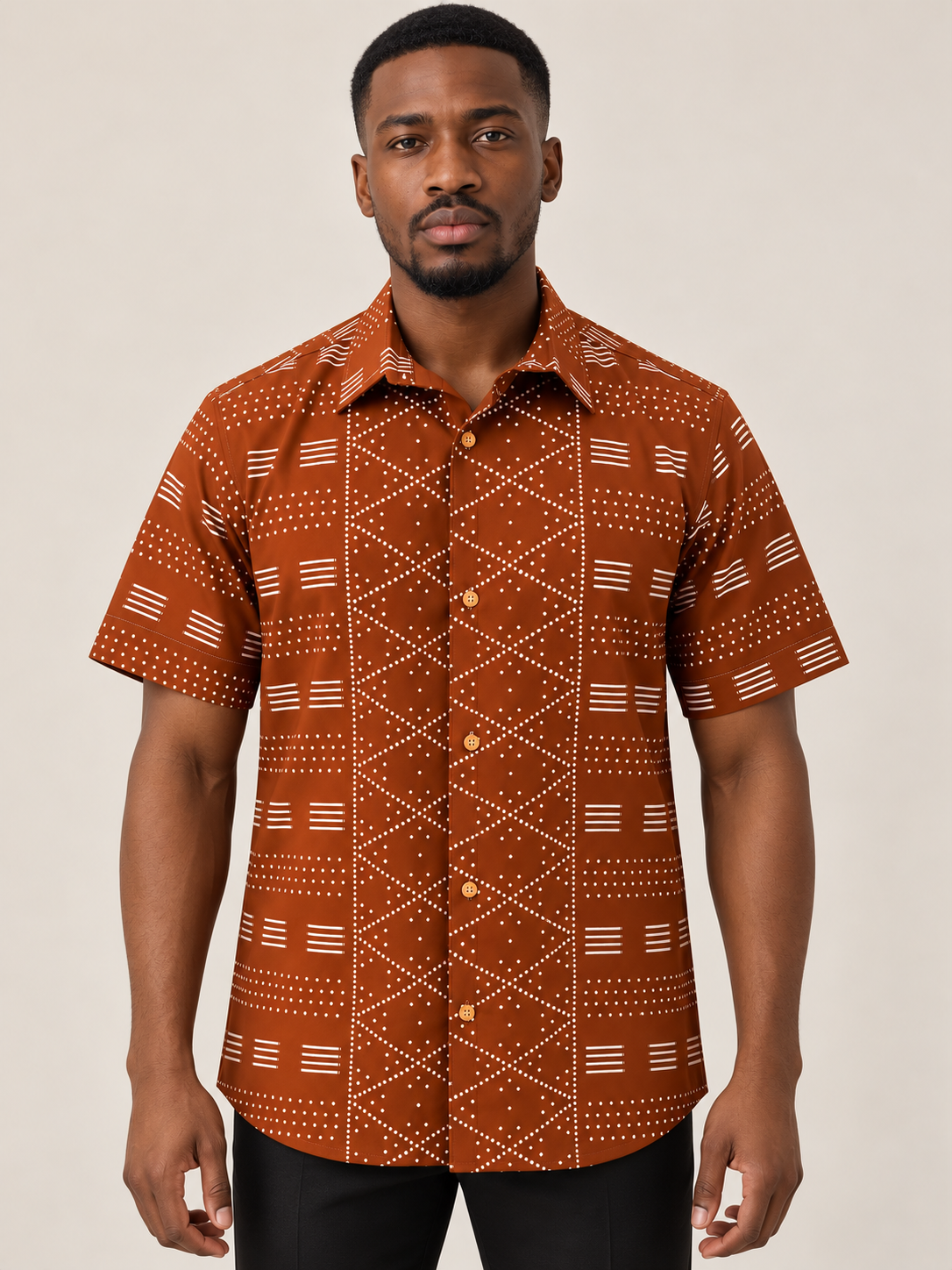 Chemise bogolan homme