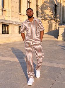 Ensemble chemise pantalon coton