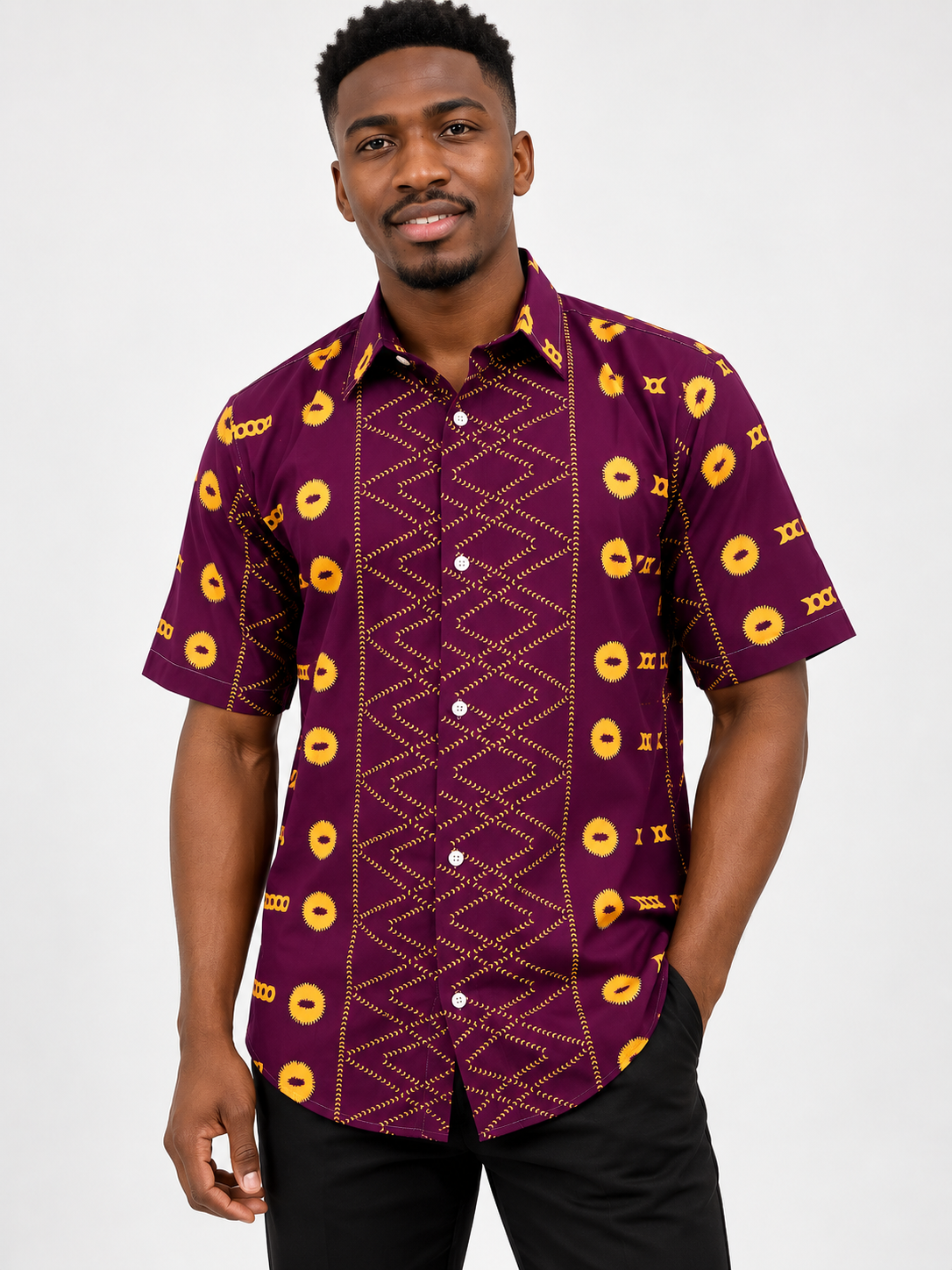 Chemise bogolan homme