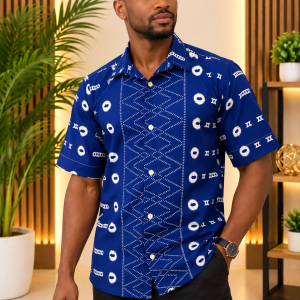 Chemise Bogolan tissu
