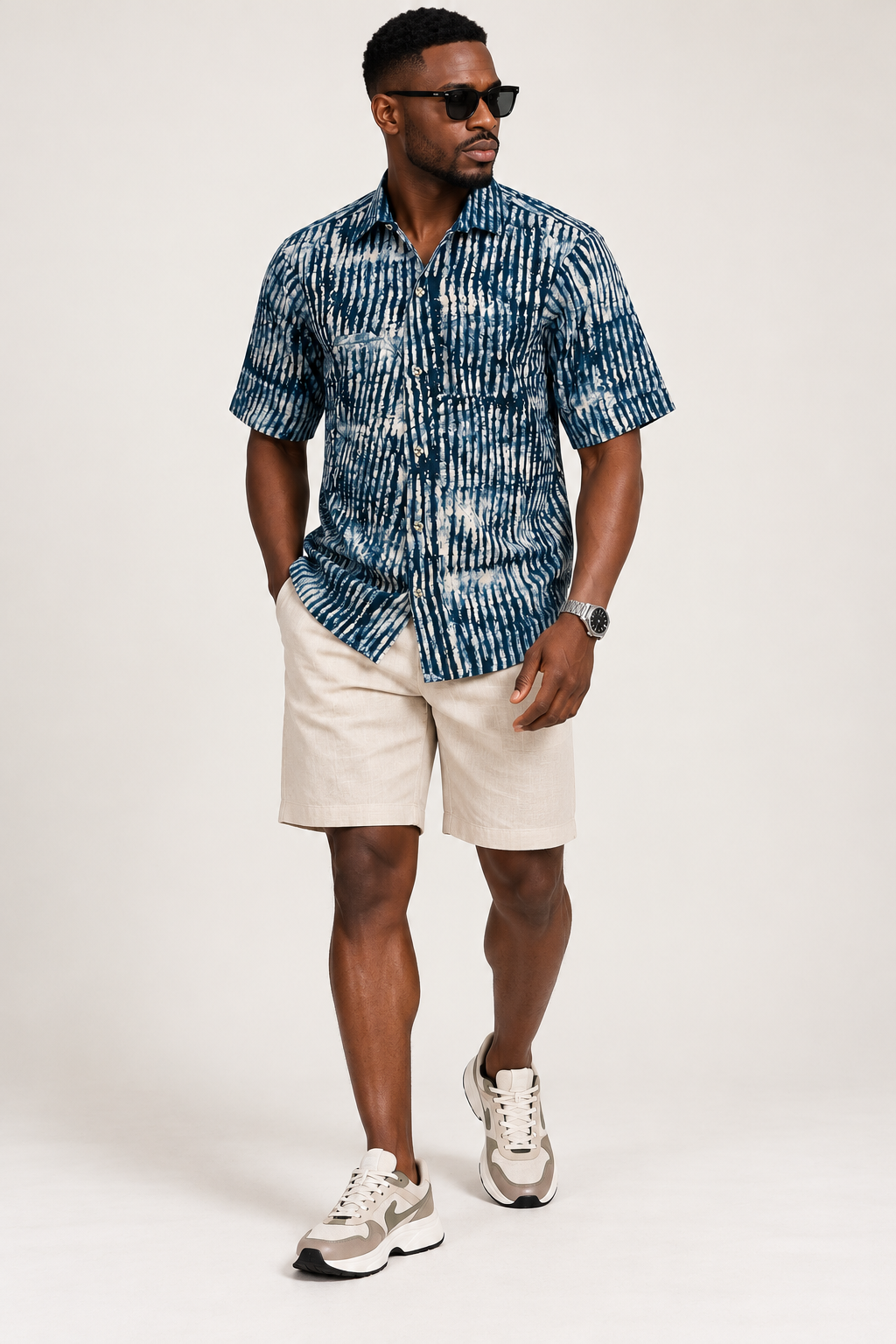 Chemise bleu marine