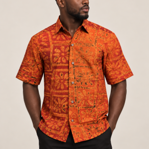 Chemise Orange vif