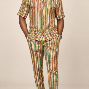 Ensemble chemise pantalon coton
