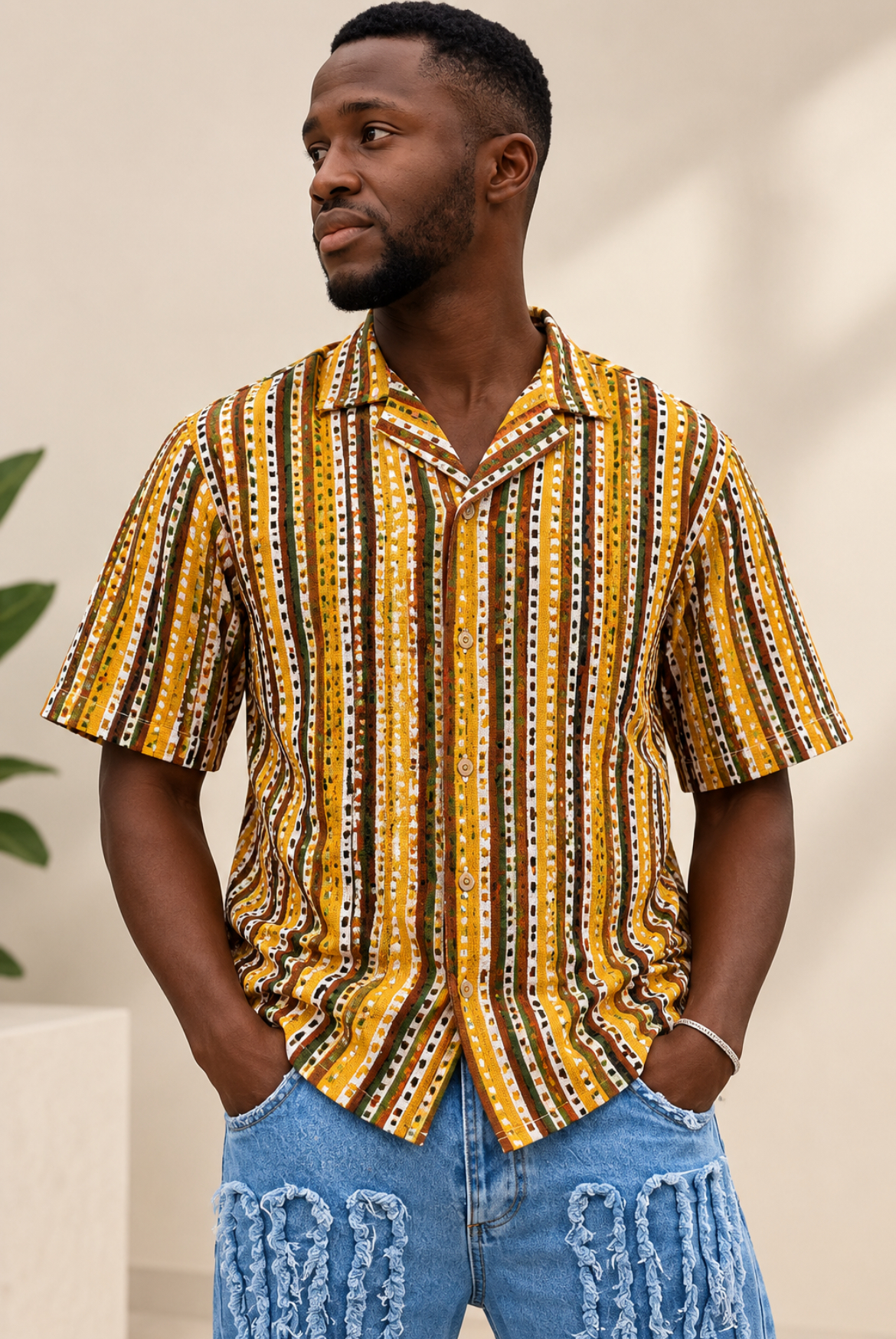 Chemise en tissu coton